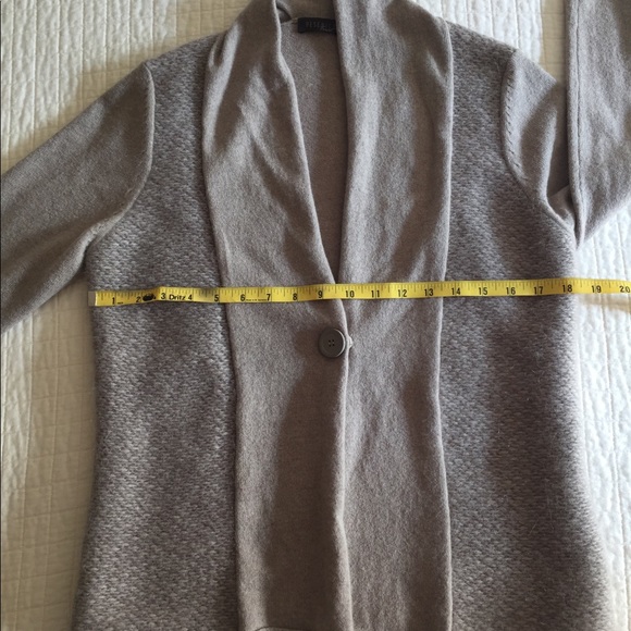Peserico Tricot cashmere mix beige cardigan - Picture 6 of 8